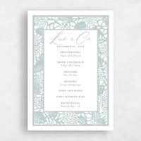 Blue Wedding Program - Stelo