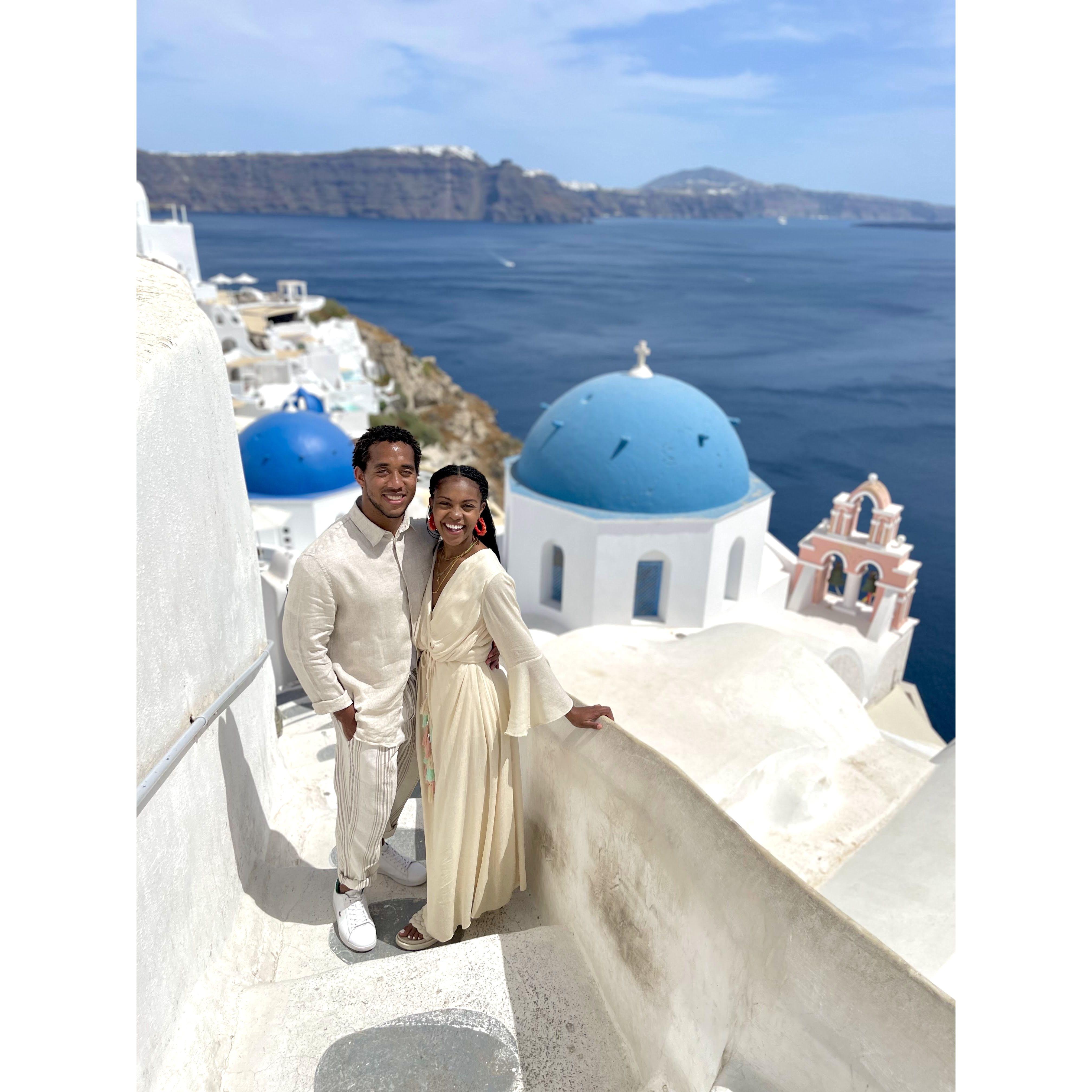 The one where we got more professional photos taken in Santorini
