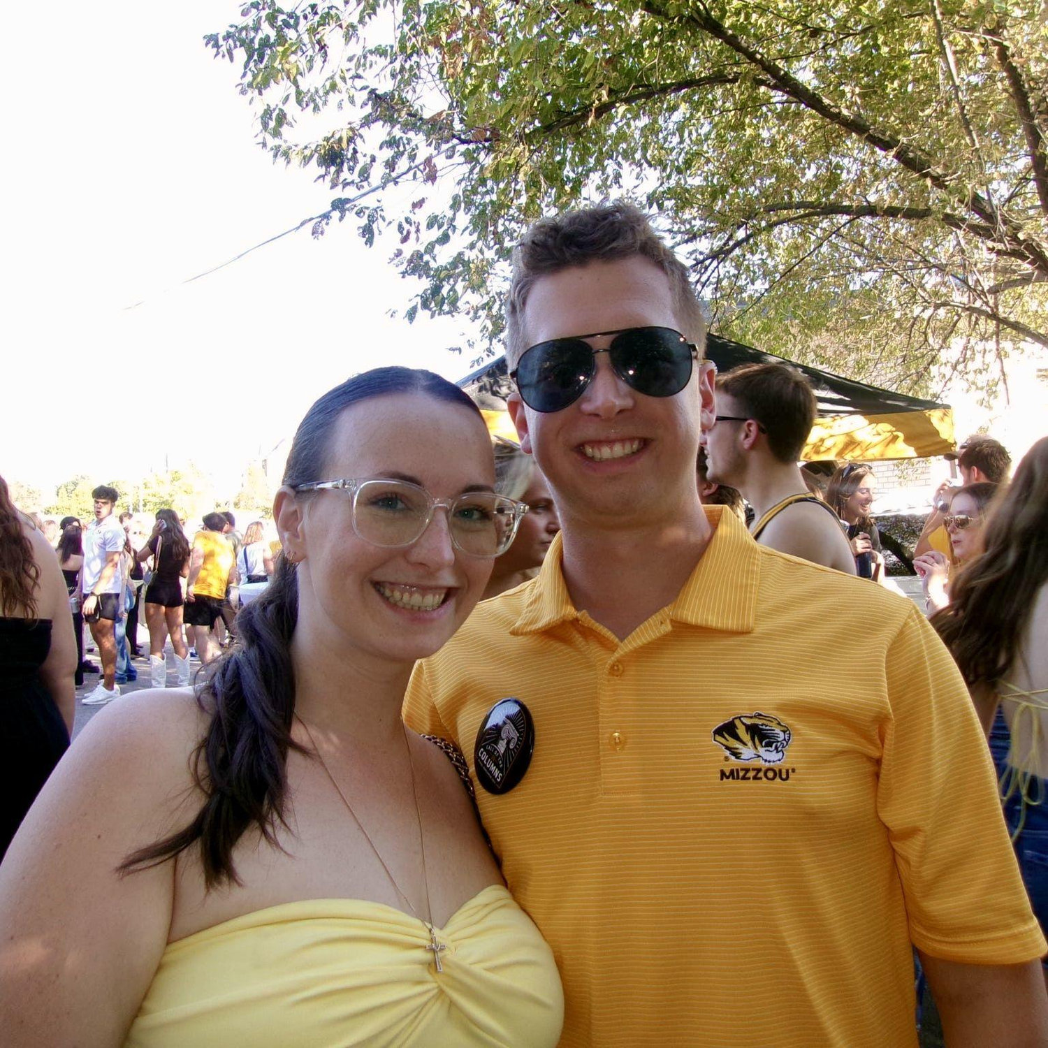 Our first home game as alumni!