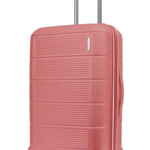 Soft Coral, Stratum 2.0 Medium Checked Spinner | Hardside Luggage | American Tourister