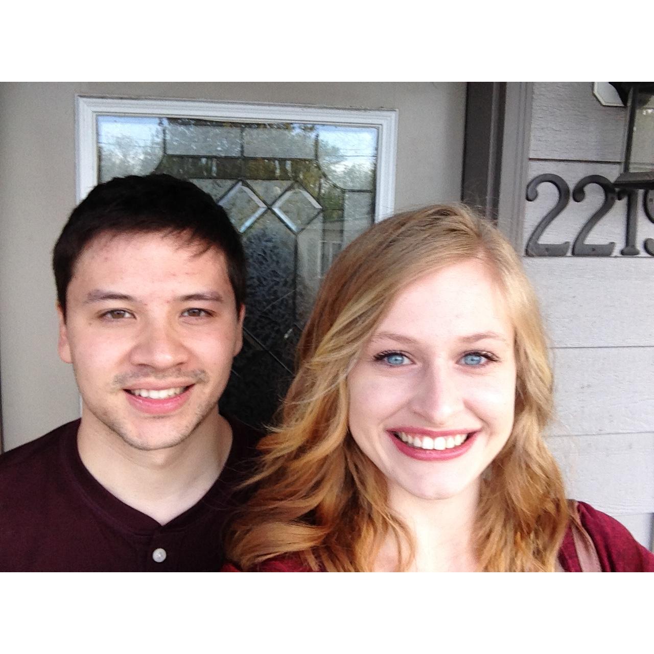 1st home together!
