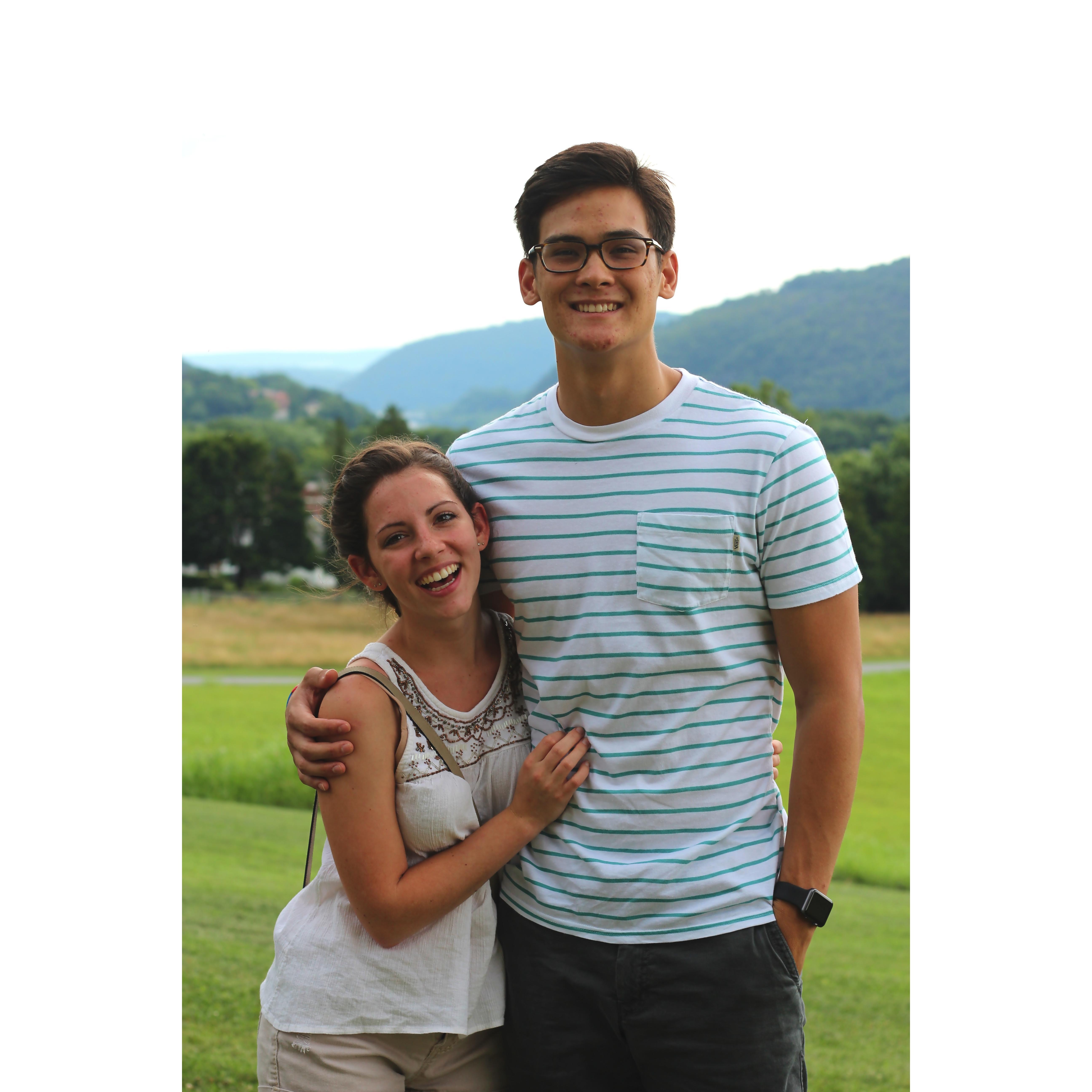 During the summer of 2016, Kyle took Orgo 1 + 2 while Eli interned in DC. They adventured in VA three times in three months!