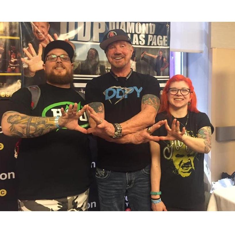 Meeting fellow Jersey Boy Diamond Dallas Page :  Wrestlecon 2019