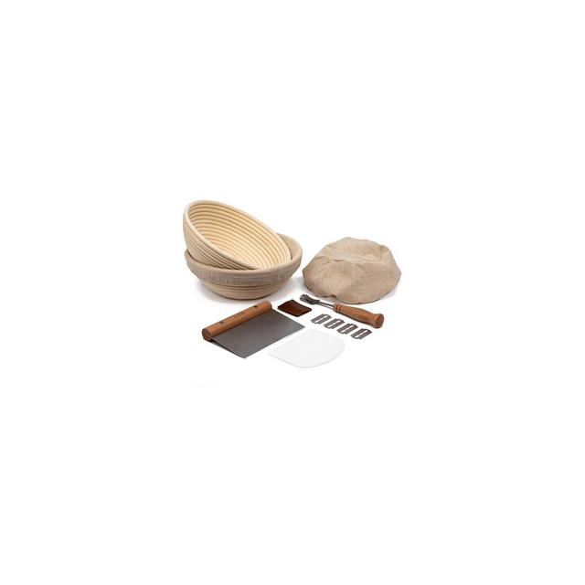 Kook Banneton Bread Proofing Set, 9 in, Set of 2