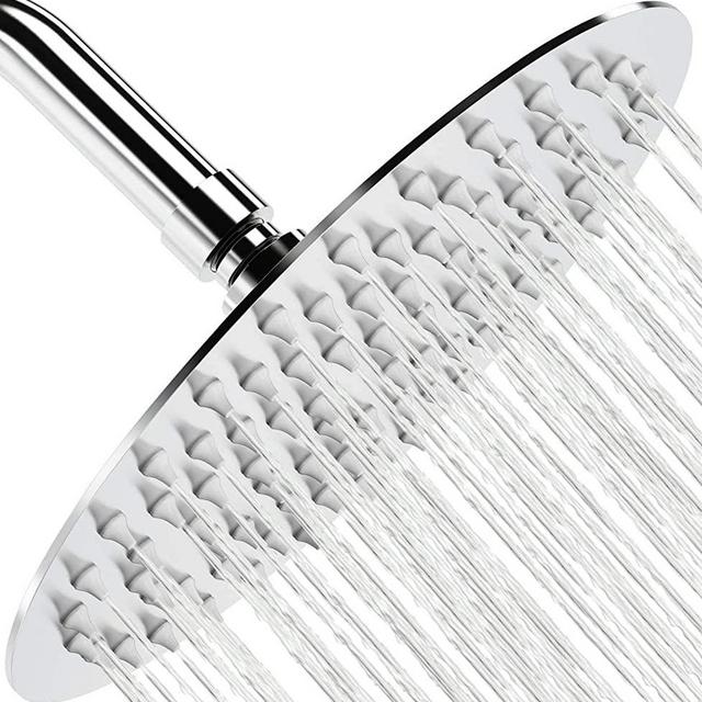 LumoSpa, Rainfall Shower Head, 8 Inch, Chrome