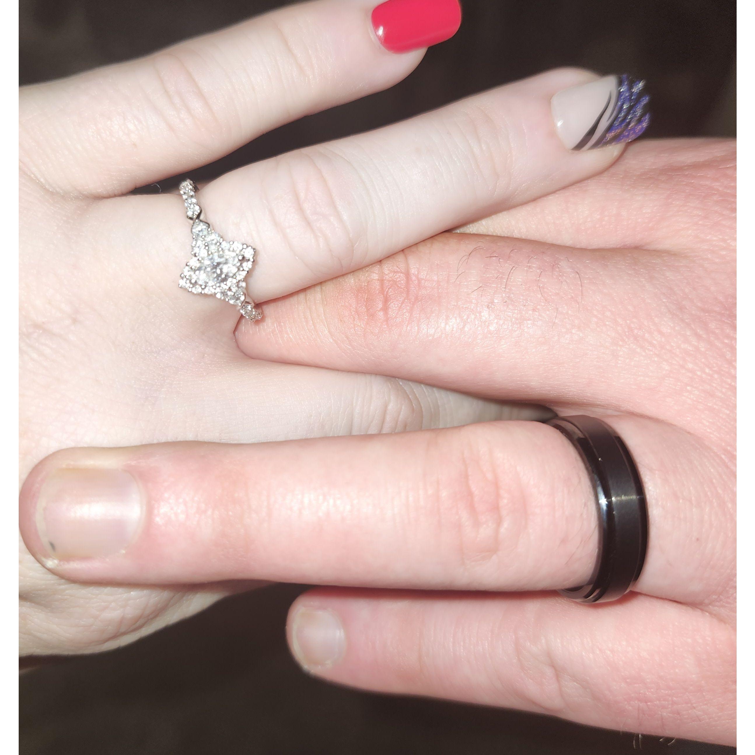 He finally asked! I said "YES"!