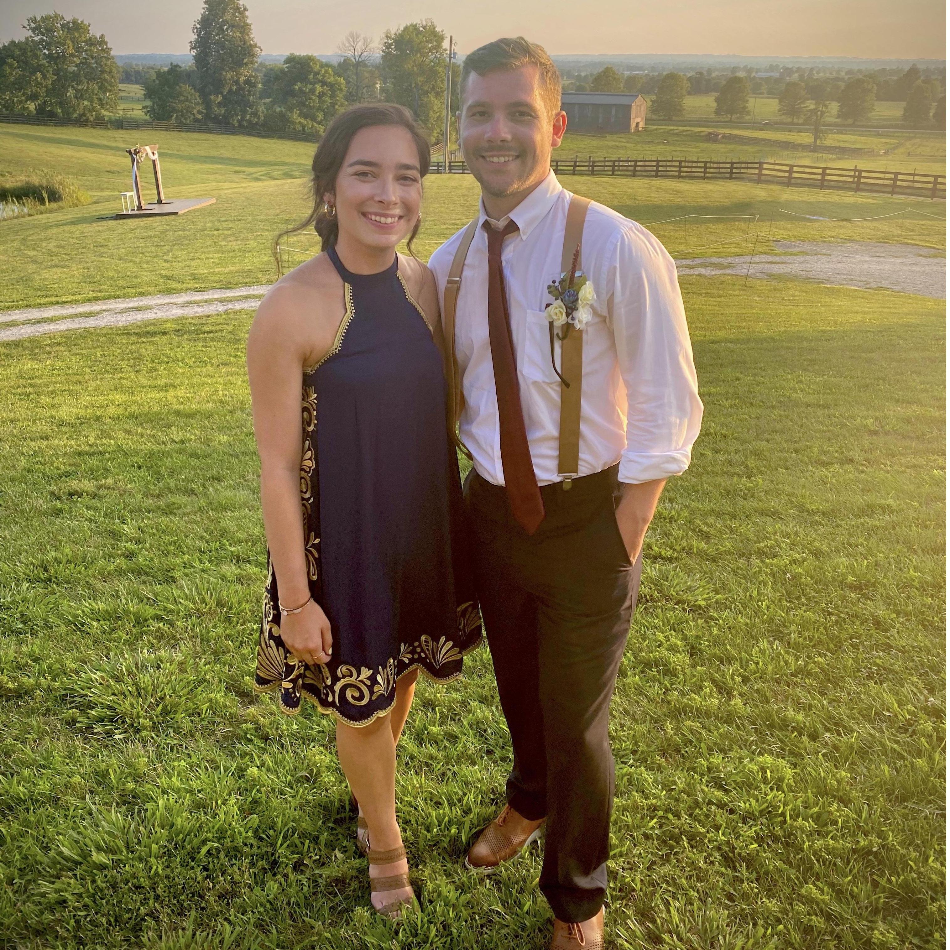 Lucky in KY for a friends wedding