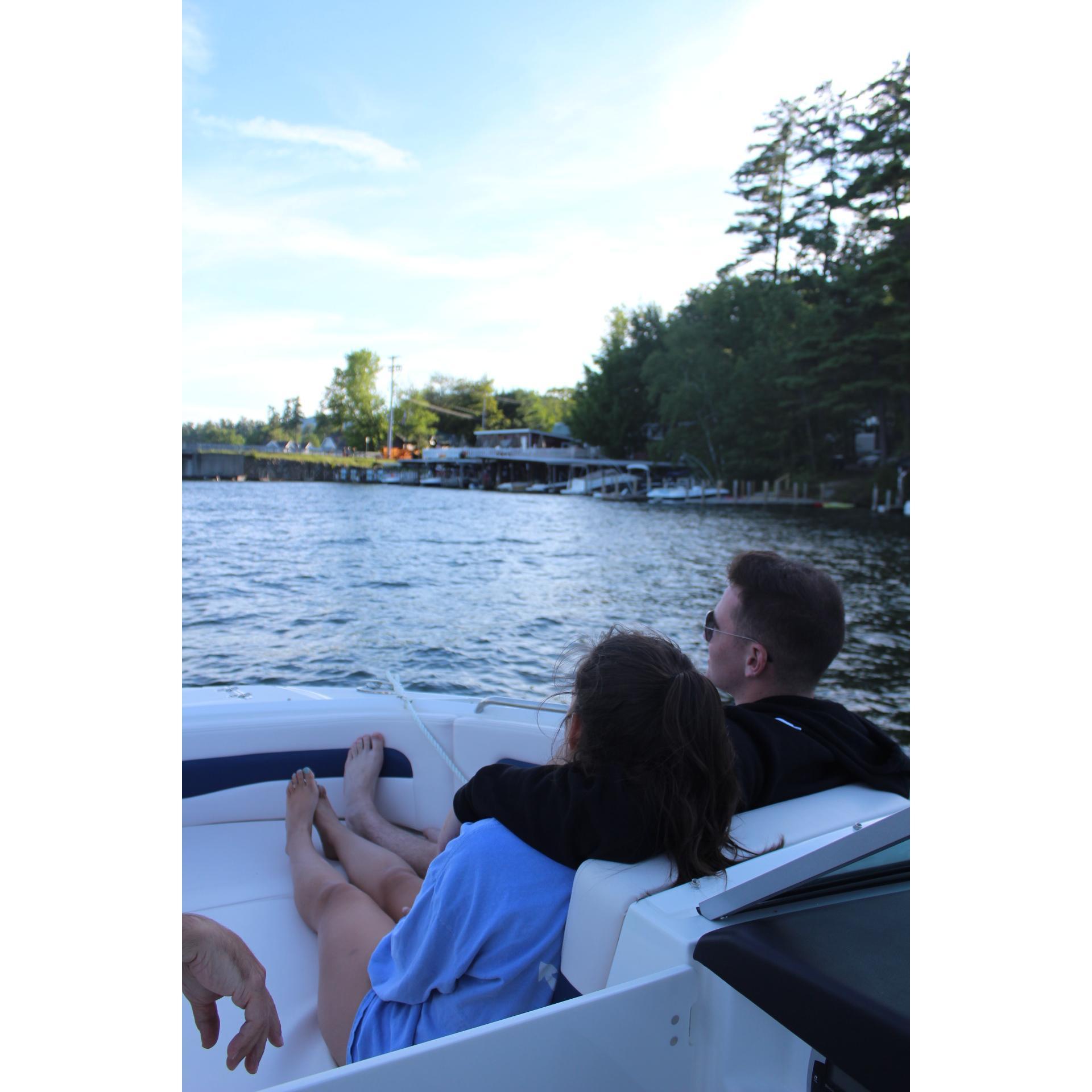 One of our many trips to Lake George