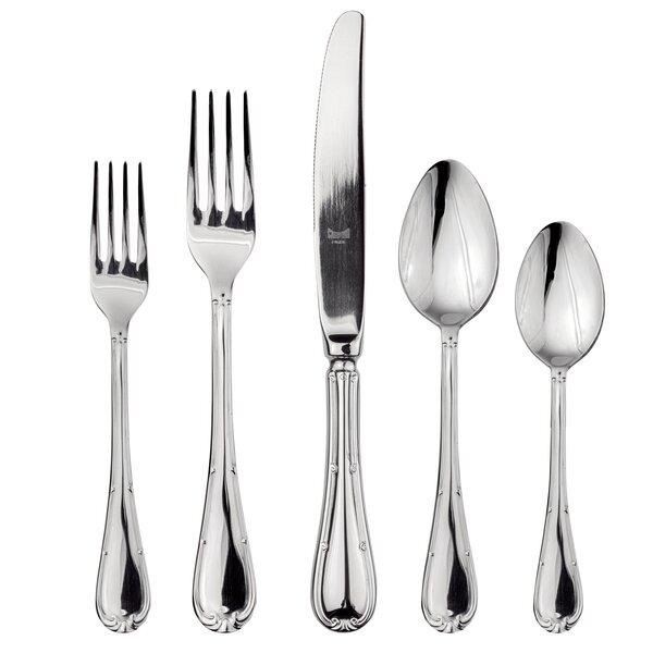 Raffaello 5 Piece Stainless Steel Flatware Set for 10
