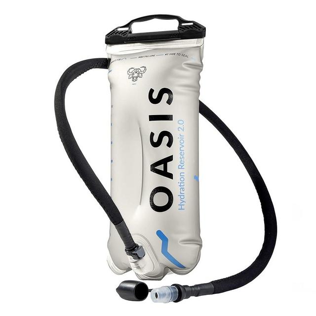 Water Buffalo Hydration Bladder - Water Bladder for Hiking Backpack - Leak Proof 2L Hydration Bladder - Water Reservoir Insulated Hose & High Flow Bite Valve - Oasis 2 Liter Hydration Bladder