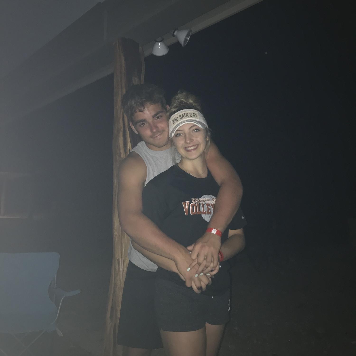 Our first trip together to the Frio River in 2019.
