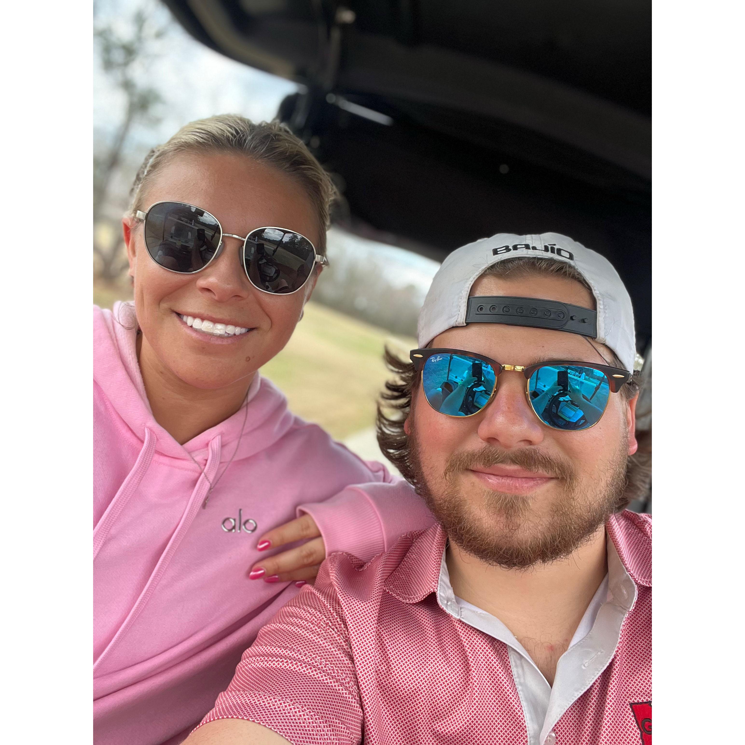 First of many golf outings!