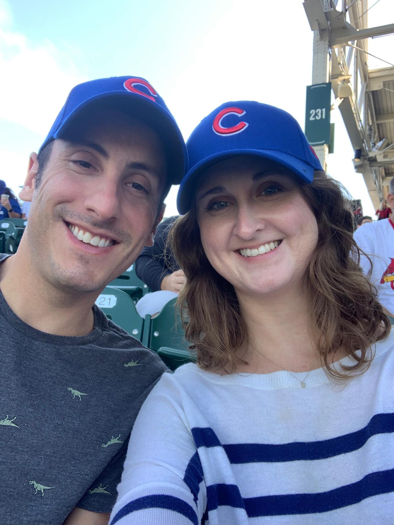 Chicago Cubs game at Wrigley Field.