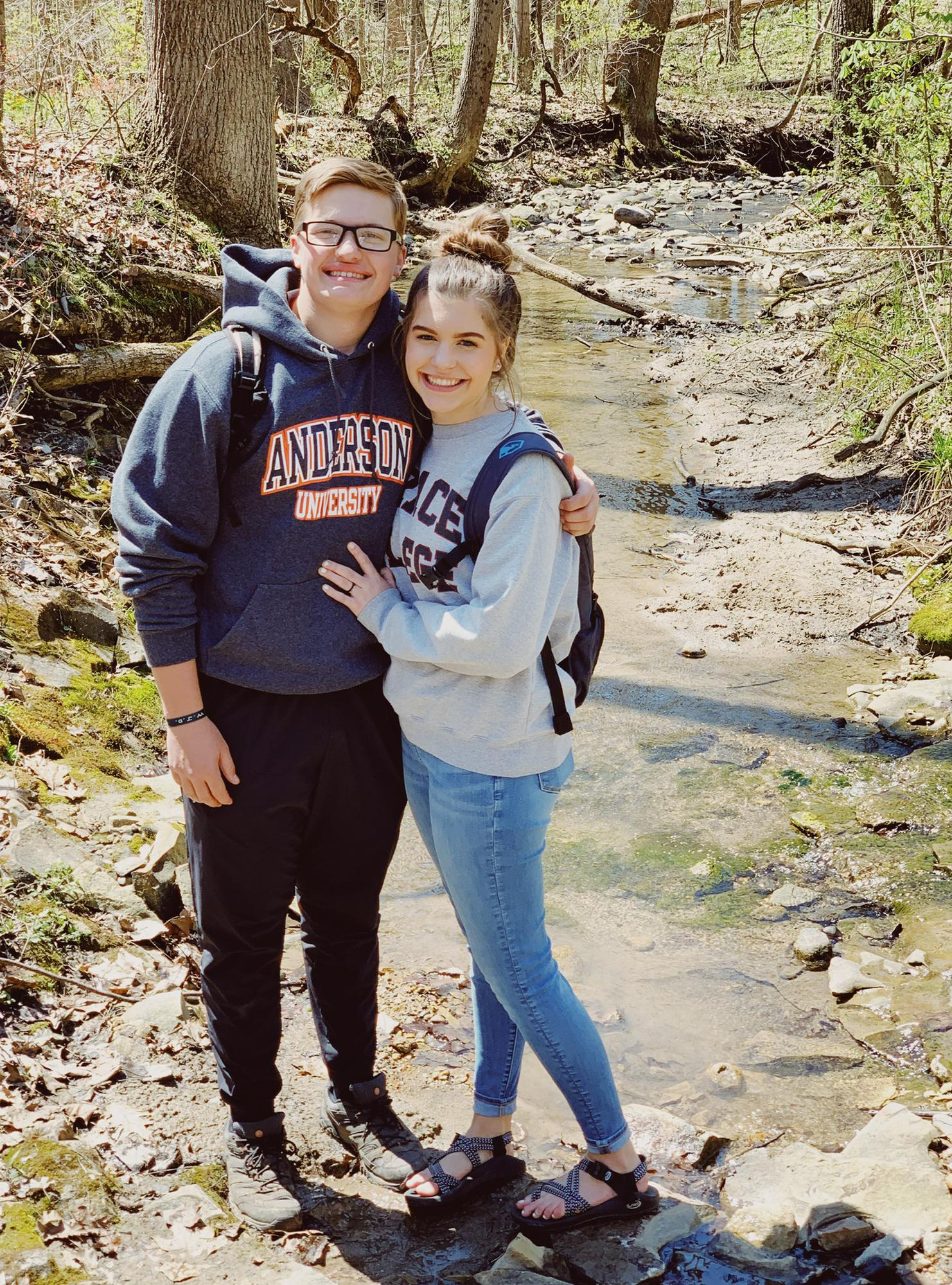 On another hike! April 20, 2020