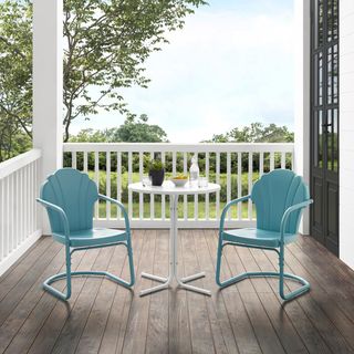 Tulip 3-Piece Retro Outdoor Bistro Set
