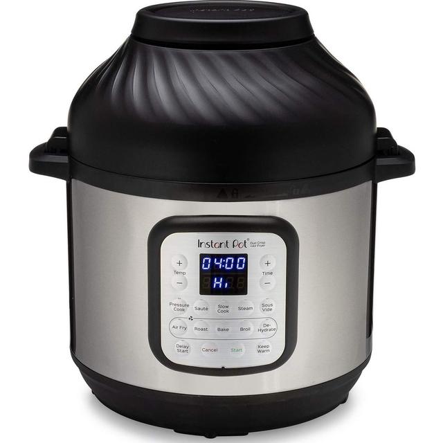 Instant Pot Duo Crisp 11-in-1 Air Fryer, Electric Pressure Cooker, Slow Cooker, Steamer, Saute, Sous Vide, Roast, Bake, Broil, and Warmer|8 Quart|11 One-Touch Programs