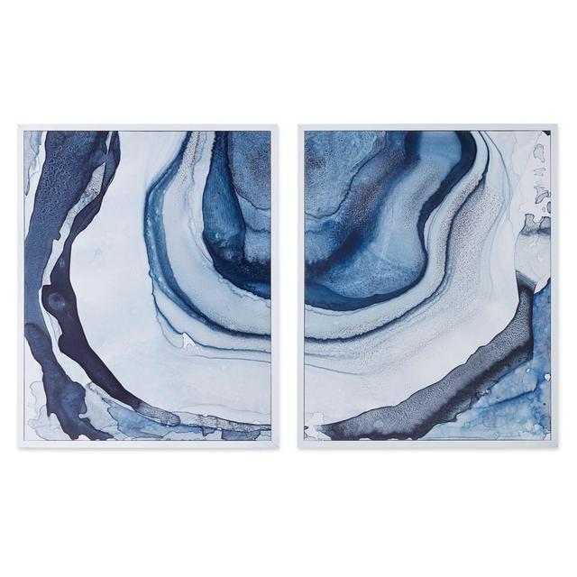 Madison Park Ethereal 29.5-Inch x 23.5-Inch Framed Canvas Wall Art (Set of 2)