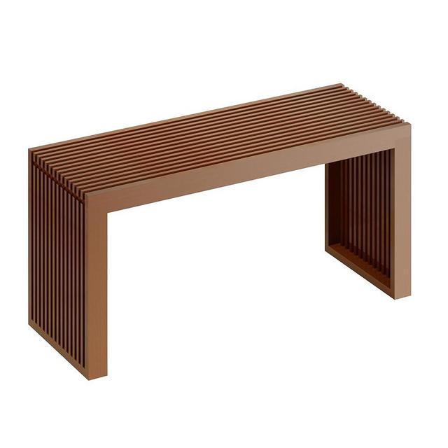 APRTAT Bamboo Dining Bench Indoor Long Entryway Shoe Rack Bench,Outdoor Modern Wood Benches 35 Inch Bamboo Bench for Living Room Hallway Bedroom Bathroom