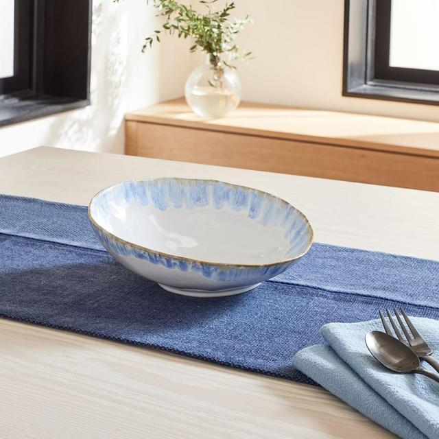 Brisa Dinnerware Pasta Serving Bowl Risa Blue
