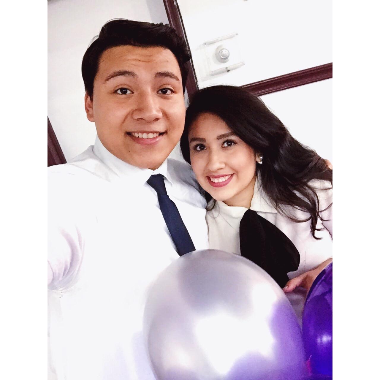 When they welcomed the year 2016 together