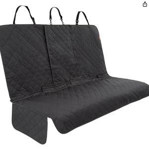 Lusso Gear Dog Car Seat Cover - Waterproof Non-Slip Car Back Seat Protector - Rear Car Seat Cover for Dogs - Universal Fit for Sedans Trucks SUVs - Scratchproof Backseat Car Cover - Machine Washable