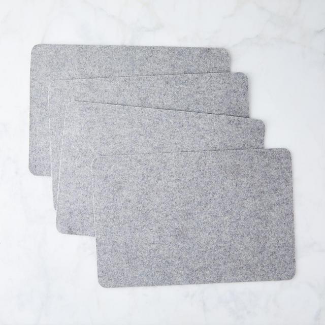 Felt Placemat (Set of 4) Rectangle Granite