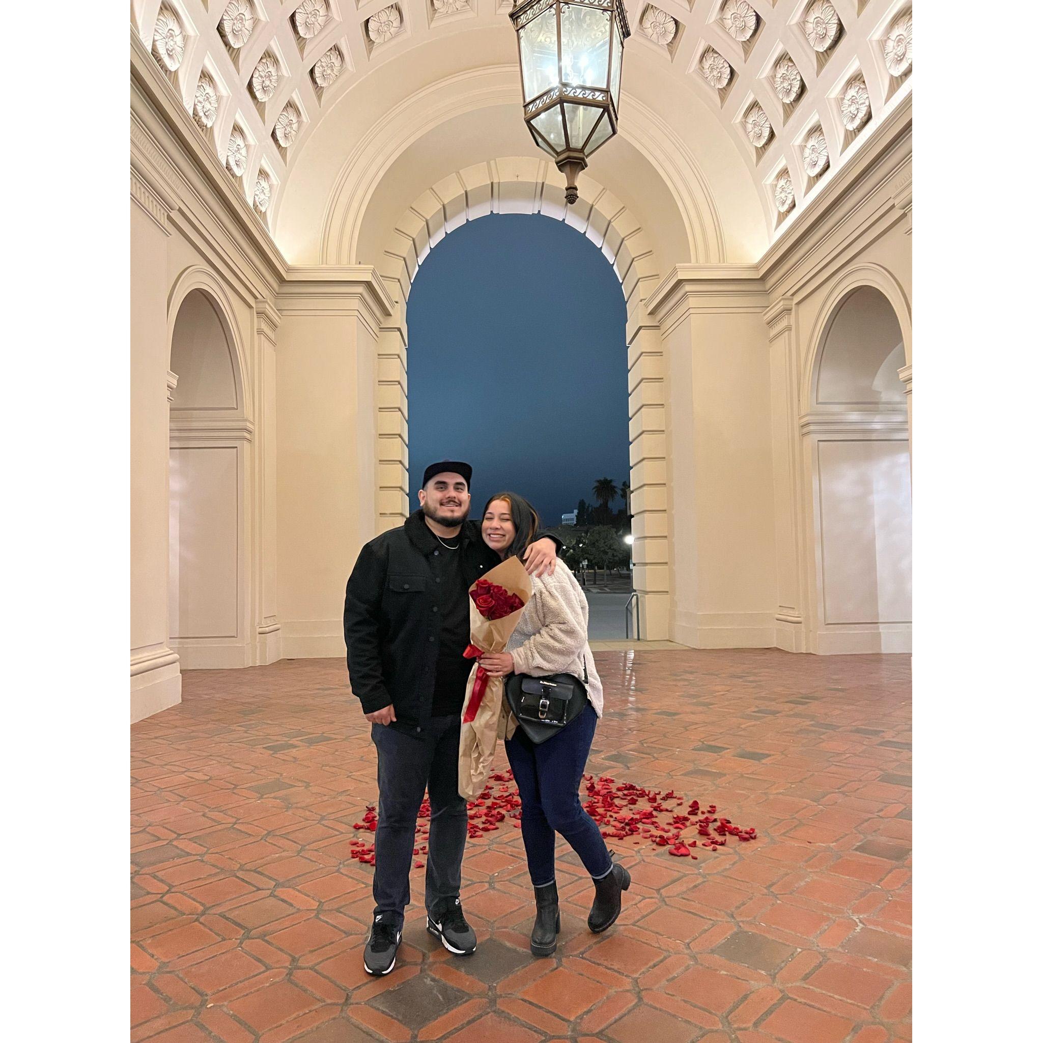 Our engagement!!