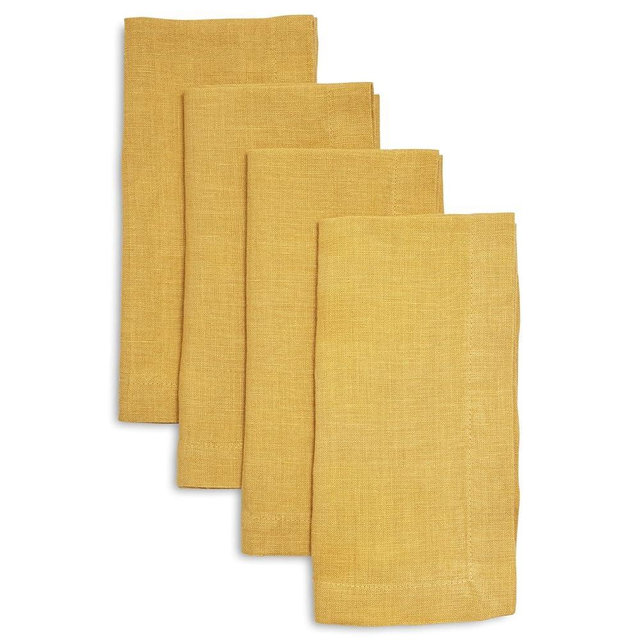 Sur La Table Linen Napkins, Set of 4, Exclusive Color: Honey