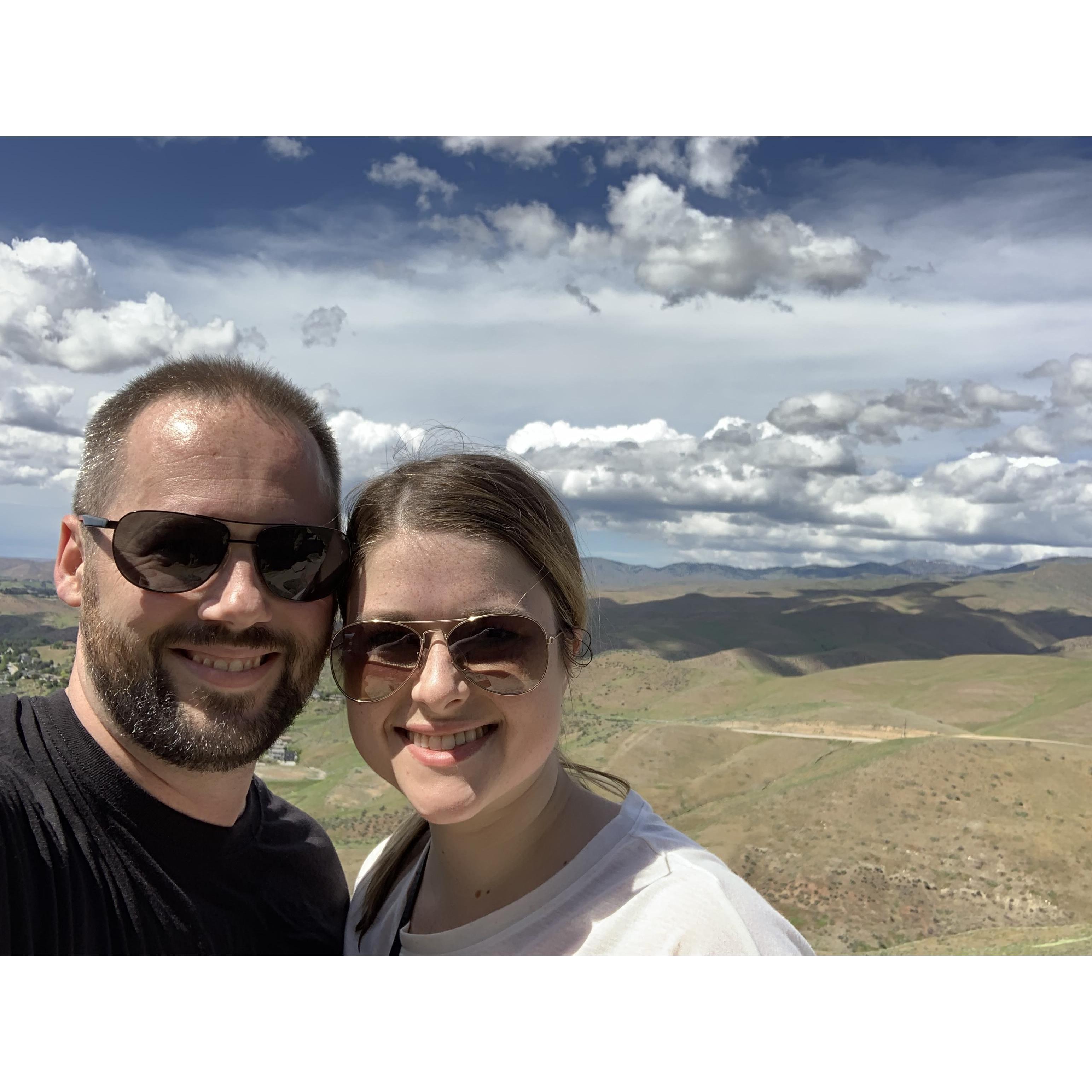 05/26/2019: Hiking at Table Rock, Idaho after Alan and Delia's wedding