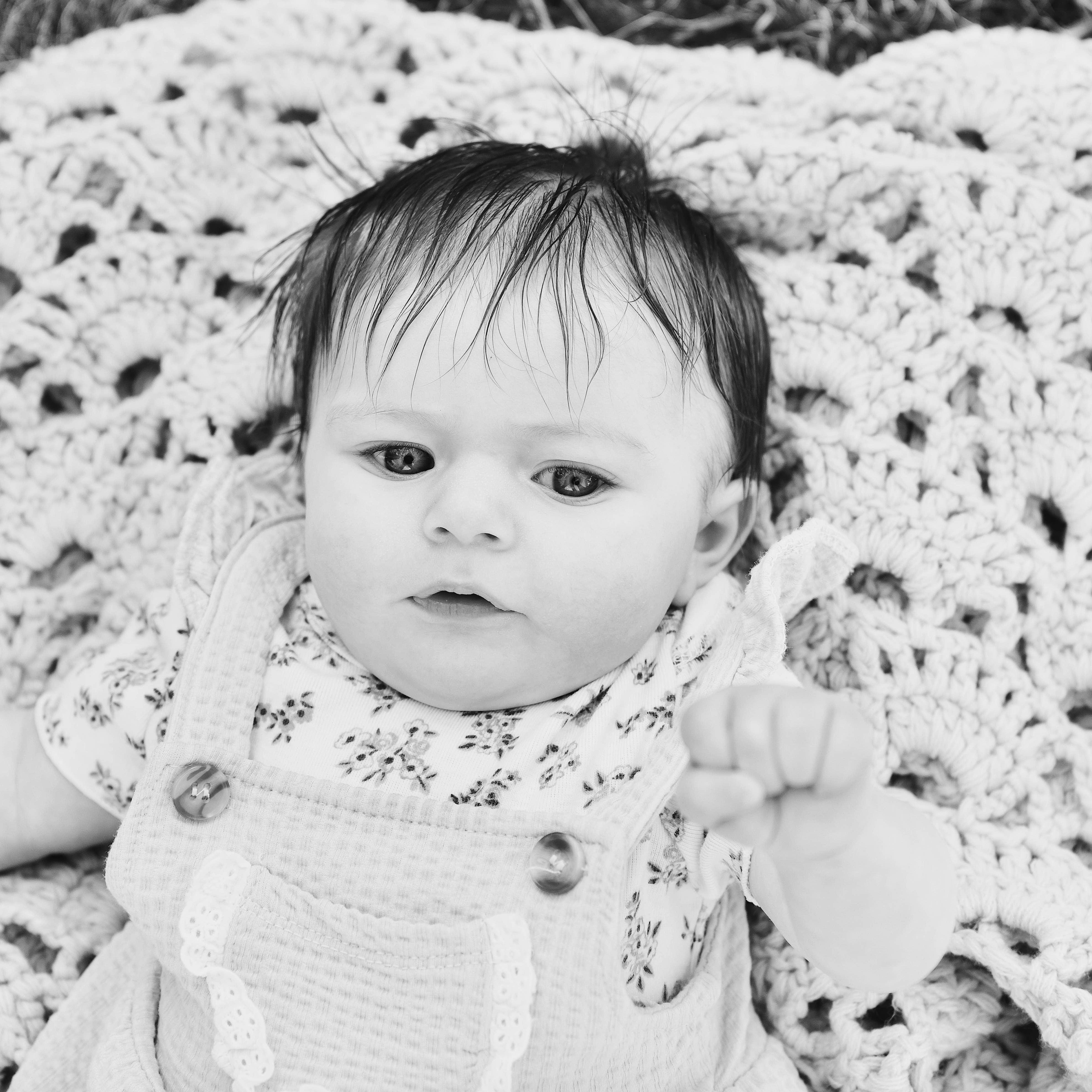 Baby girl, Gwen. 