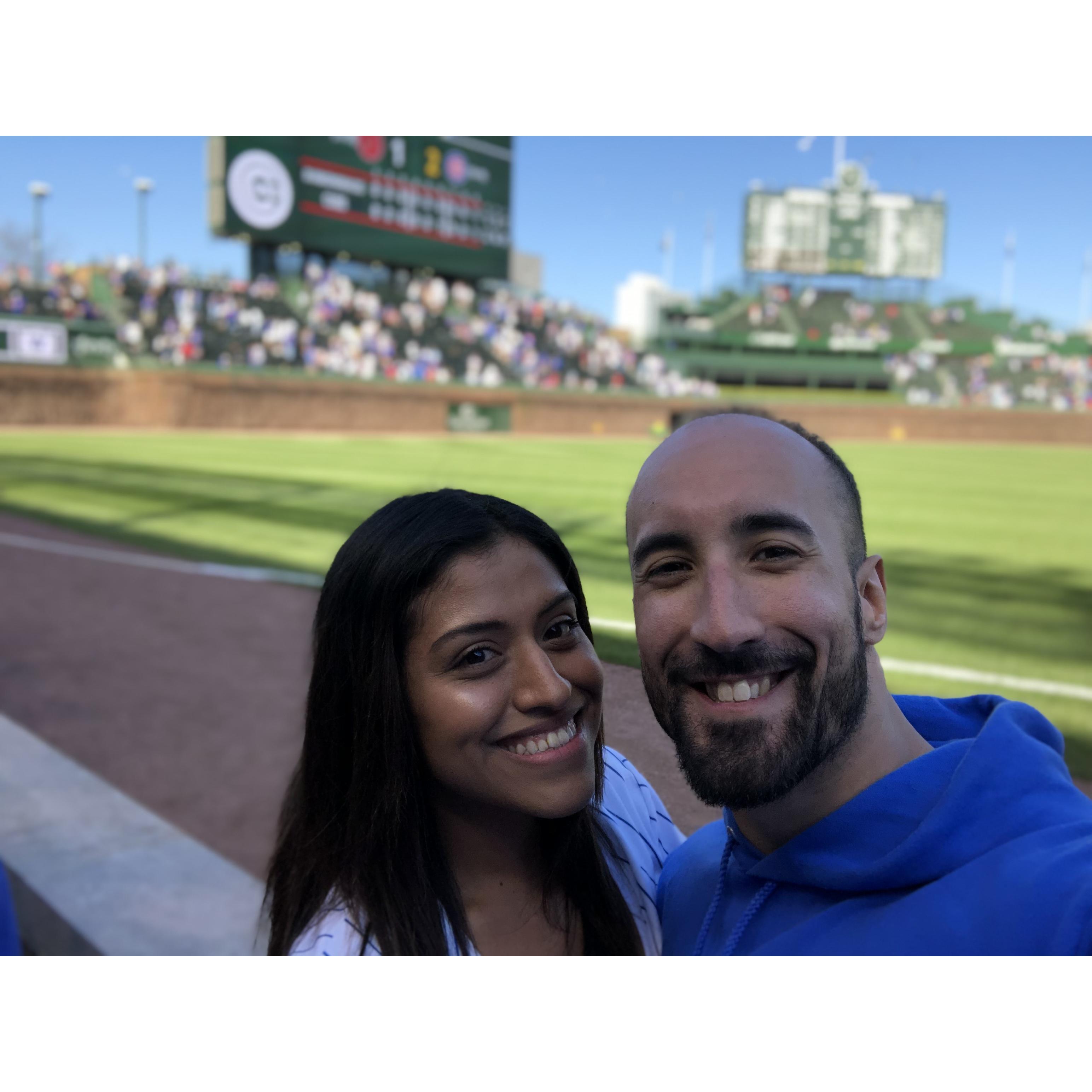 1st Cubs game!