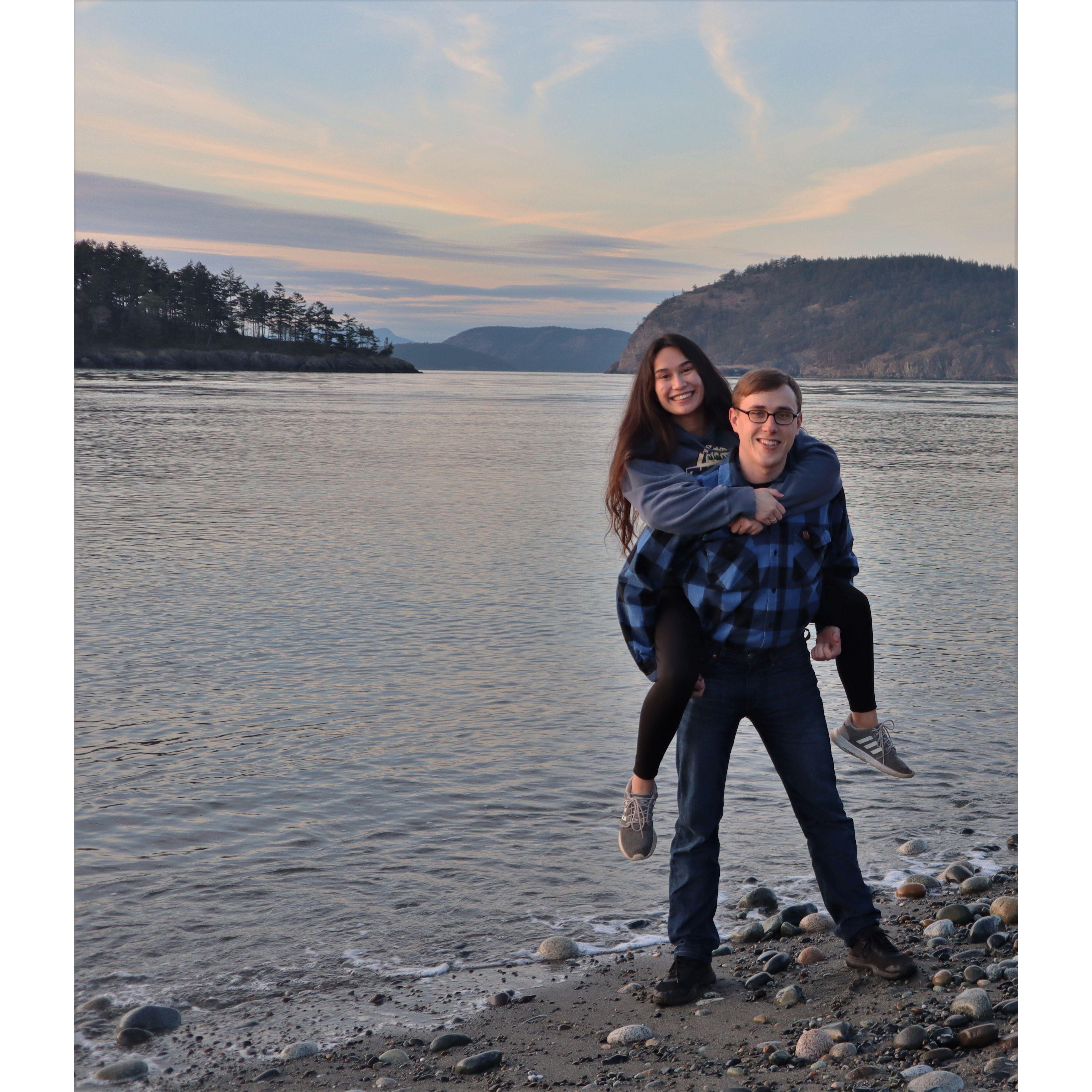 Deception Pass State Park Beach -March 2021