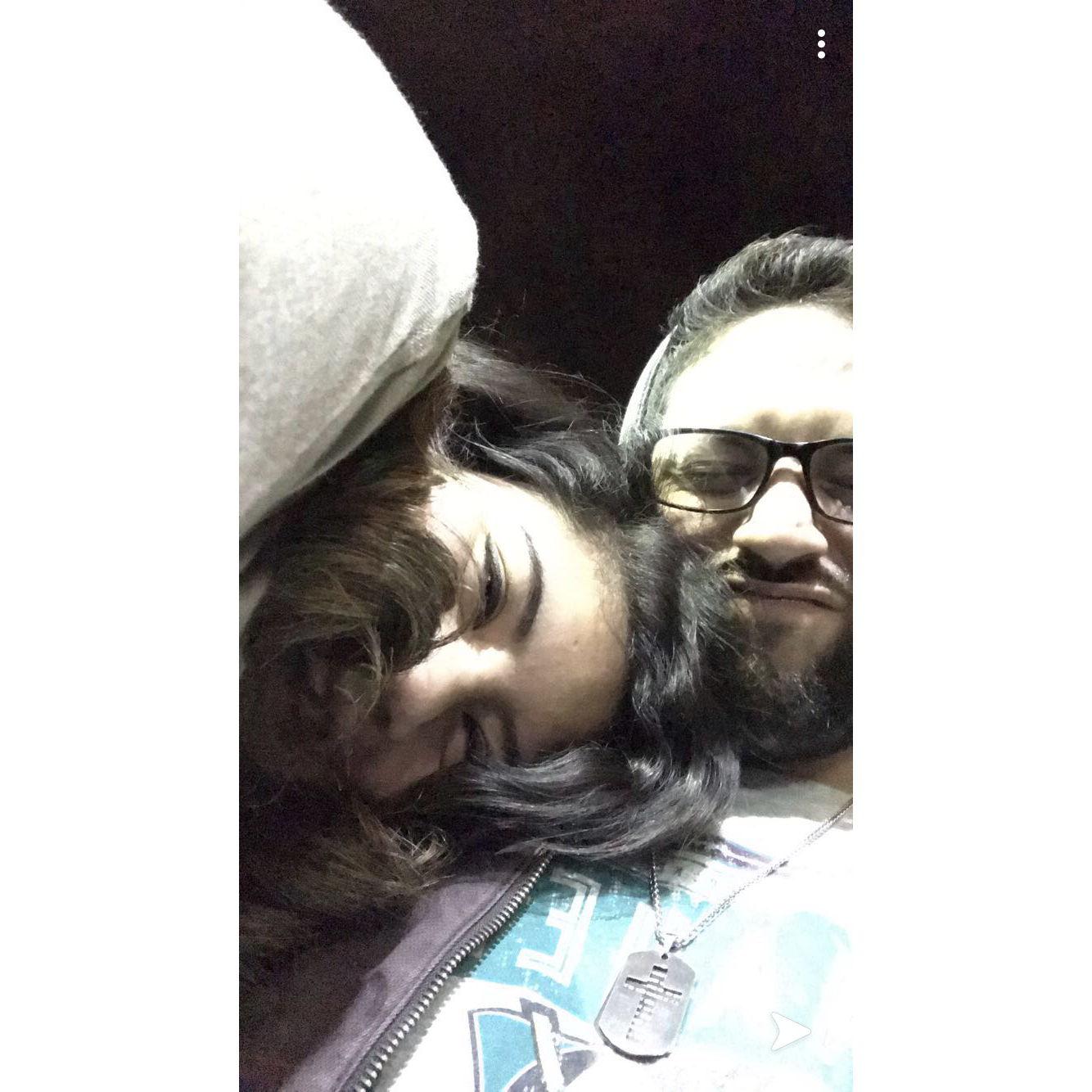 This was on our second date at Angel City Brewery! One of our earliest pictures together.