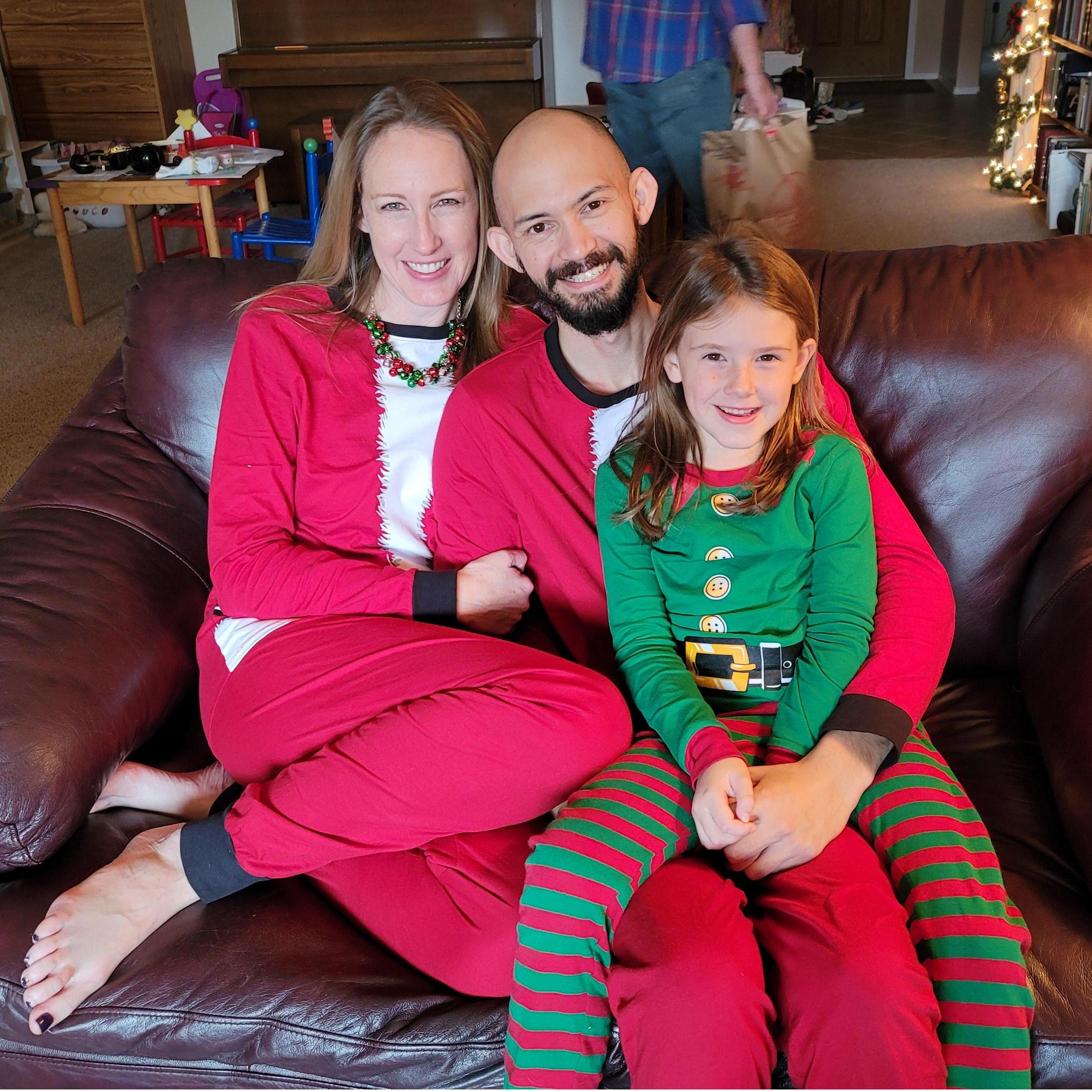 Not pictured: Buttercup the Elf Dog.