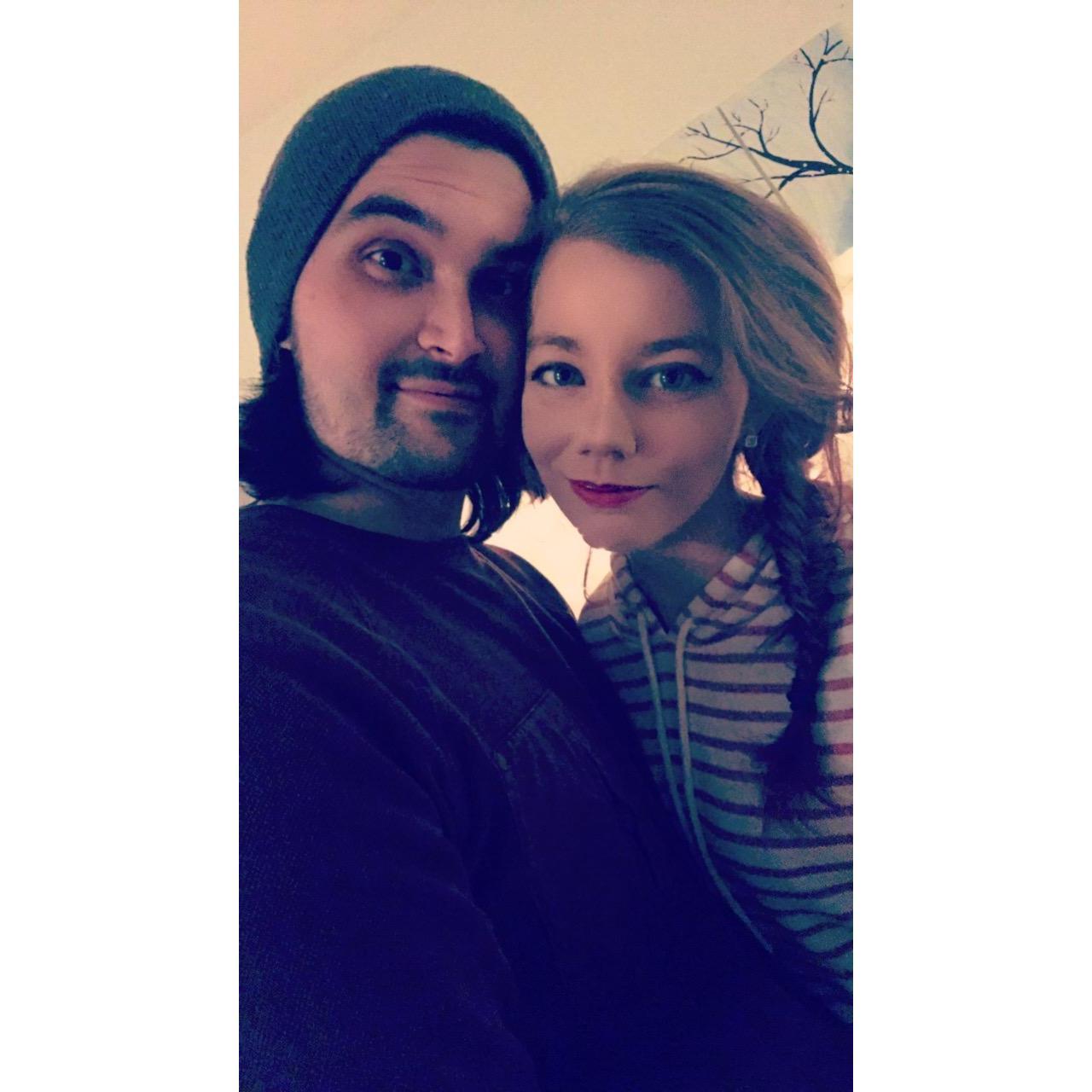 First Christmas together as a couple.