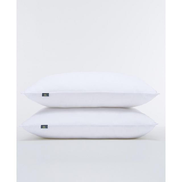 Serta Simply Clean Medium Density 2 Piece Pillow Set, King