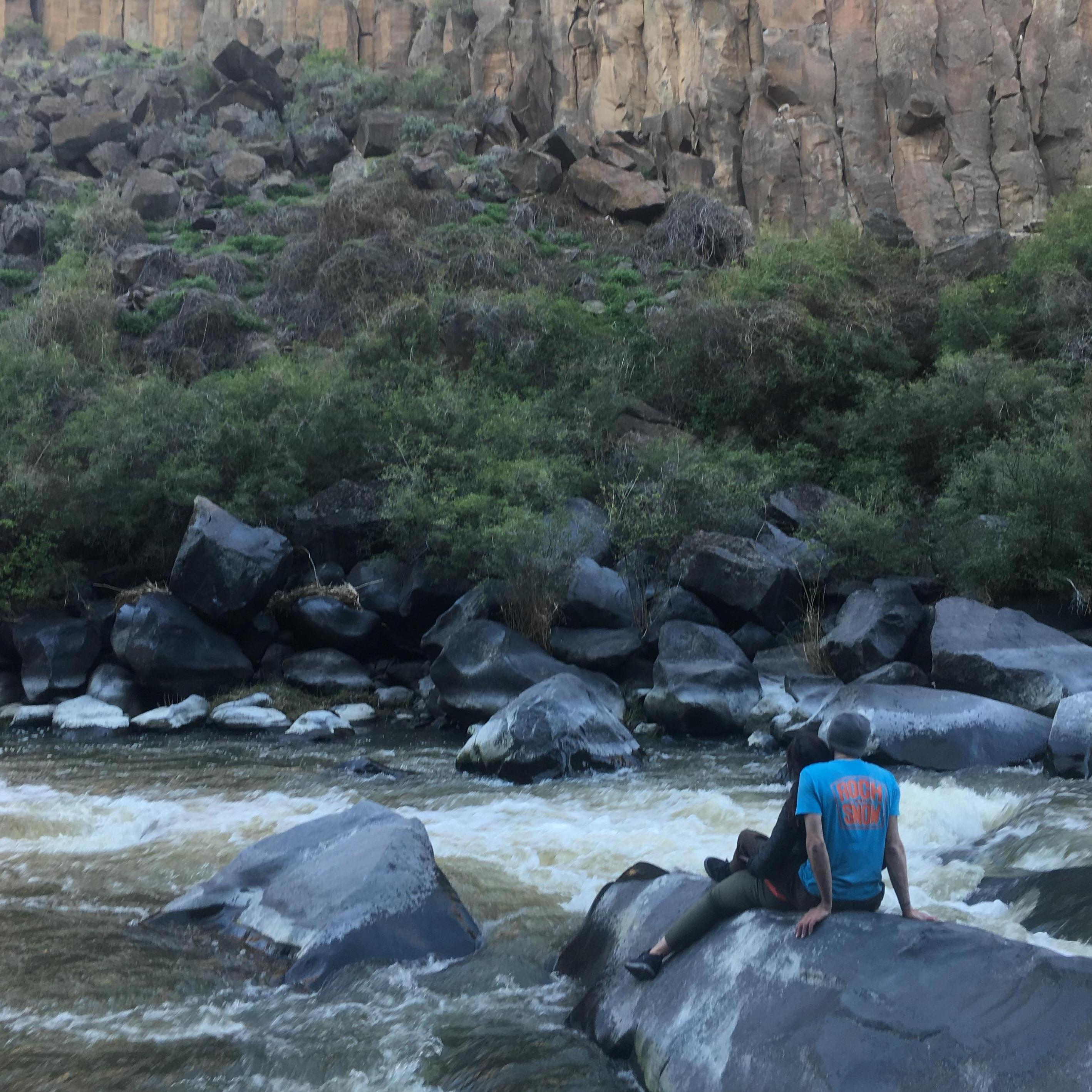 Hanging by the Crooked River in Smith Rock, OR.