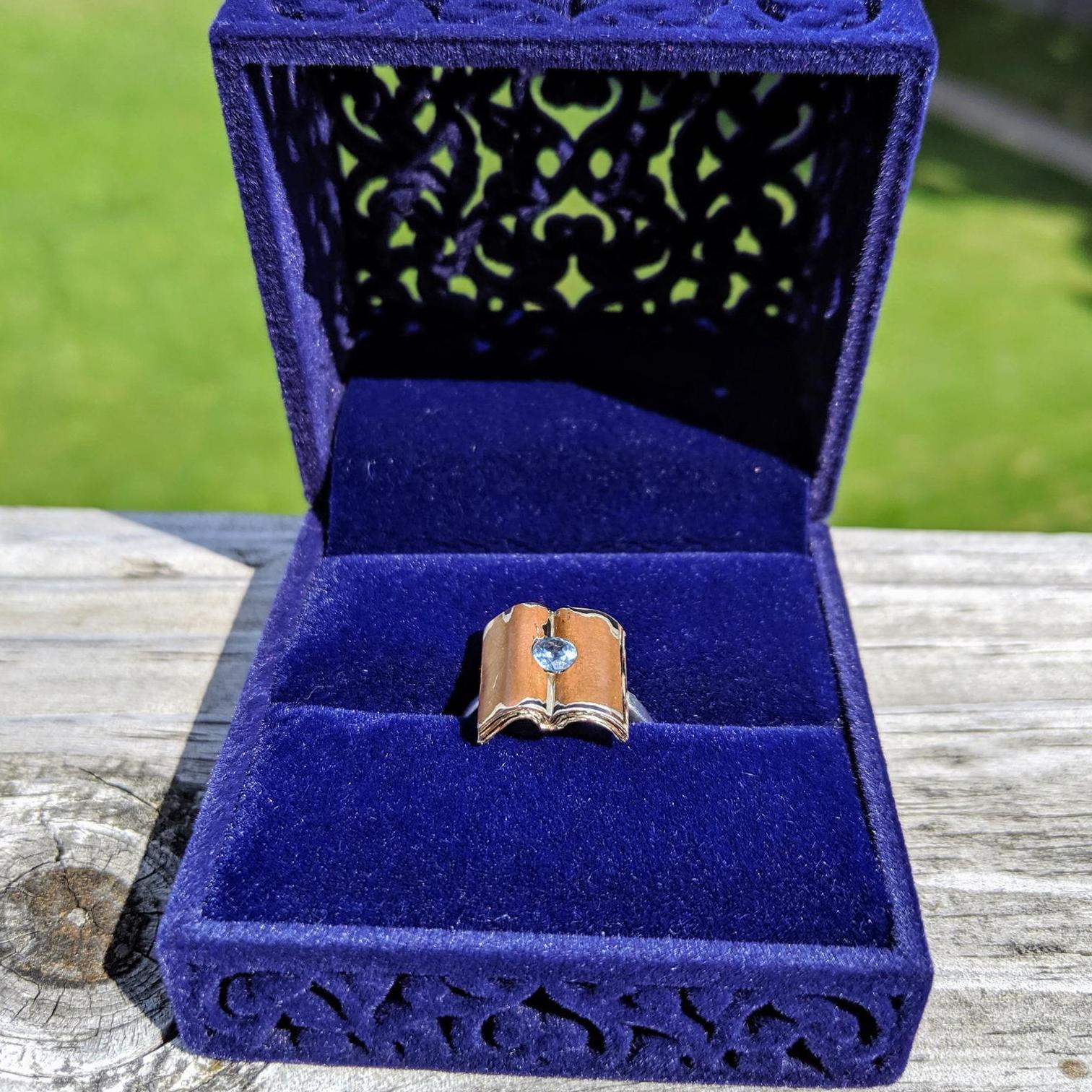 It's her ring in a box!