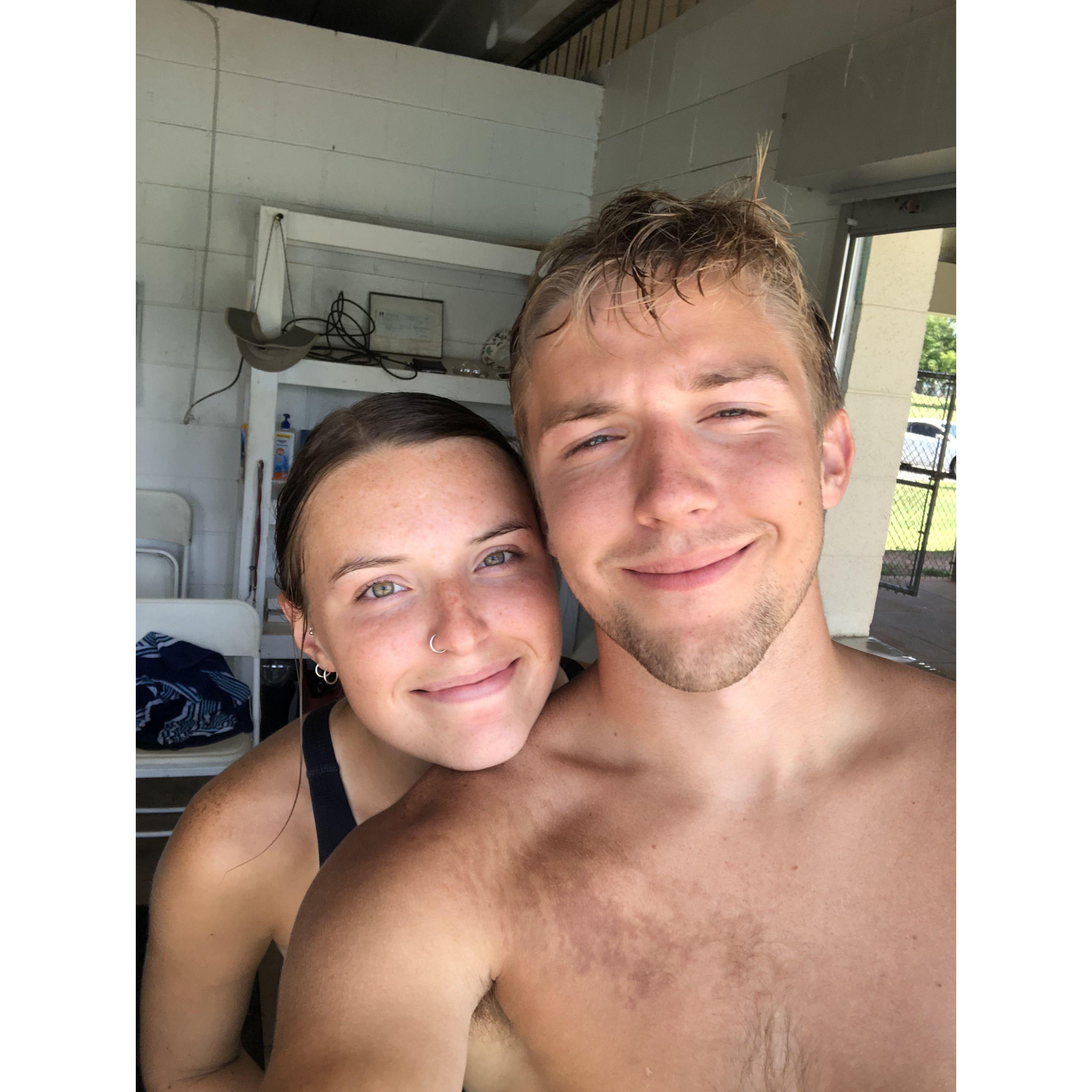 Summer 2021 when we worked another summer together but as lifeguards!