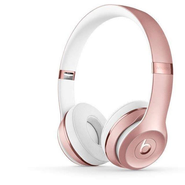 Beats Solo3 Wireless On-Ear Headphones - Rose Gold (Renewed)