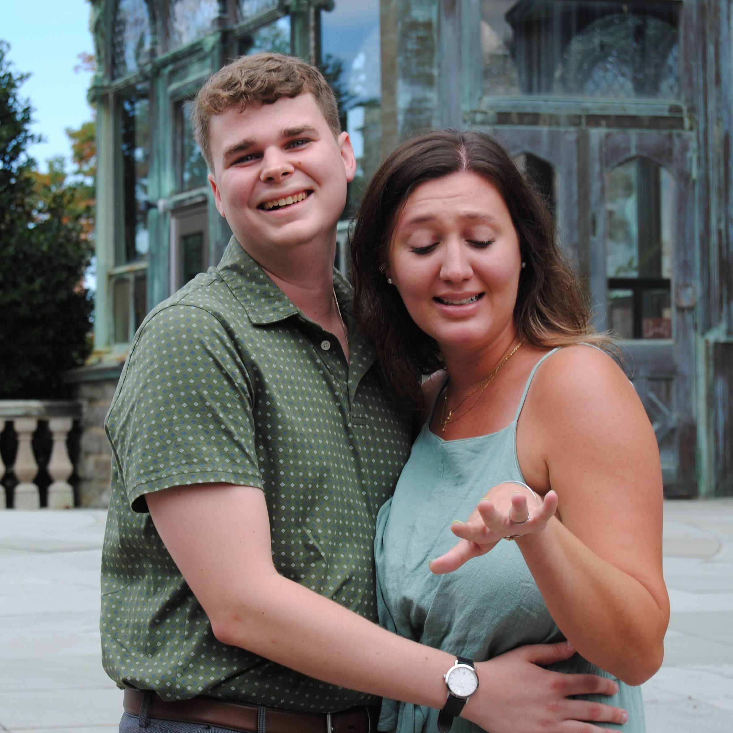 Jim proposed August 14th, 2022 at Arcadia University, where we first met!