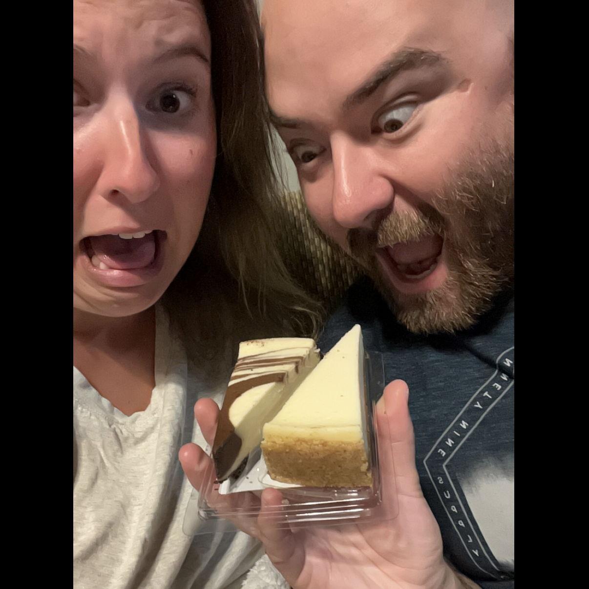 "I Love You."
We love our cheesecake!