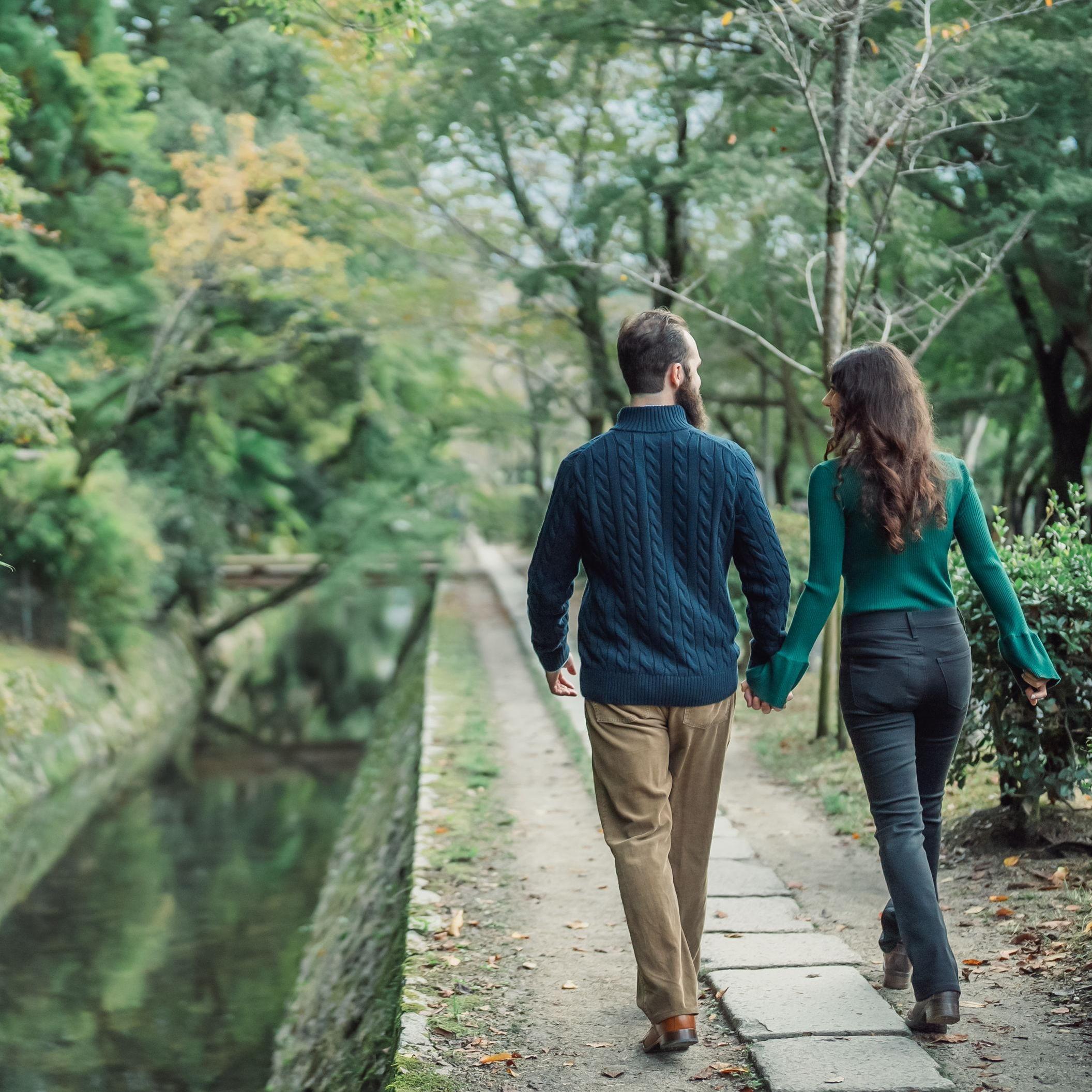 Right After John Proposed To Paria, Kyoto, Japan, 2024.