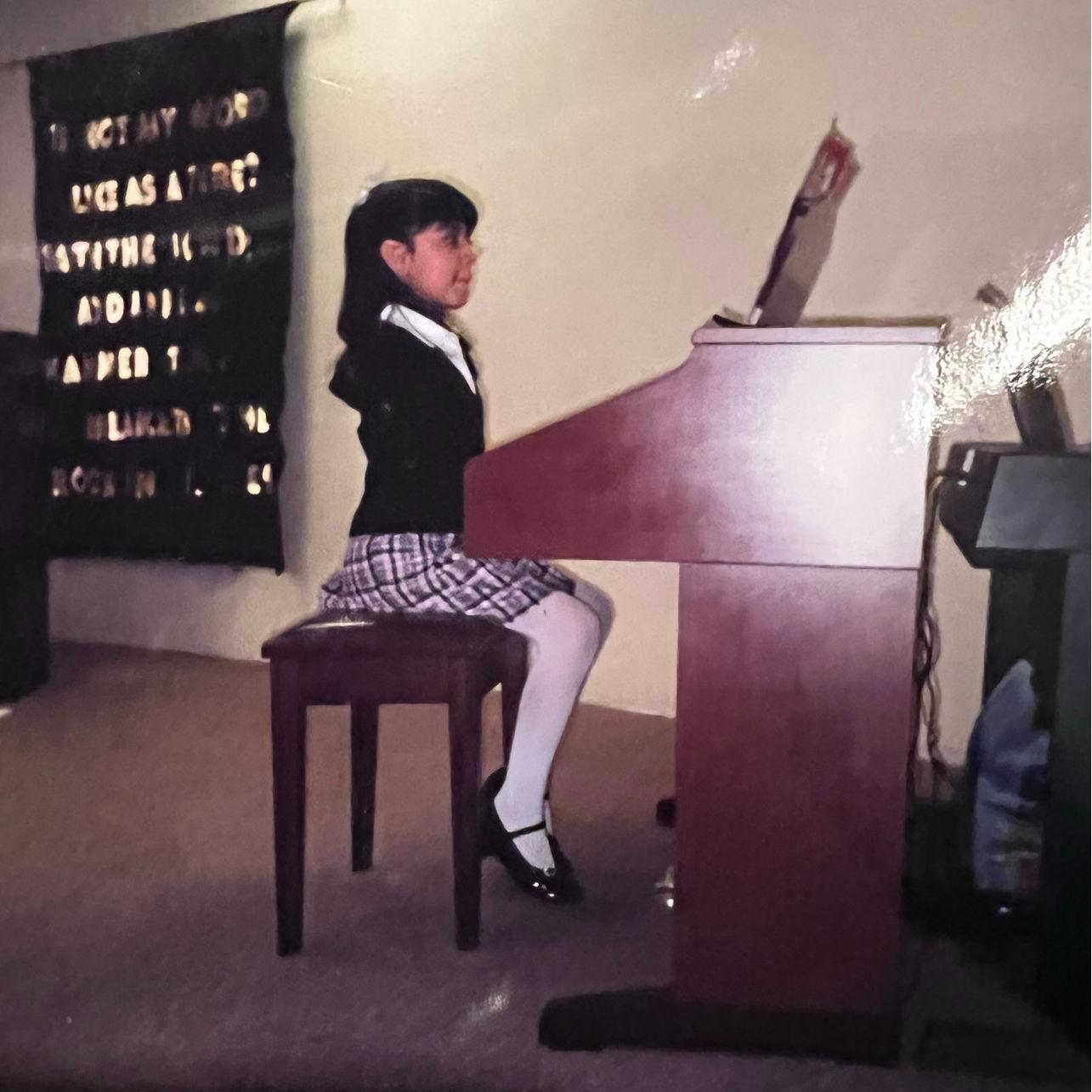 Karla has never been athletic, but she's always been a music girl.