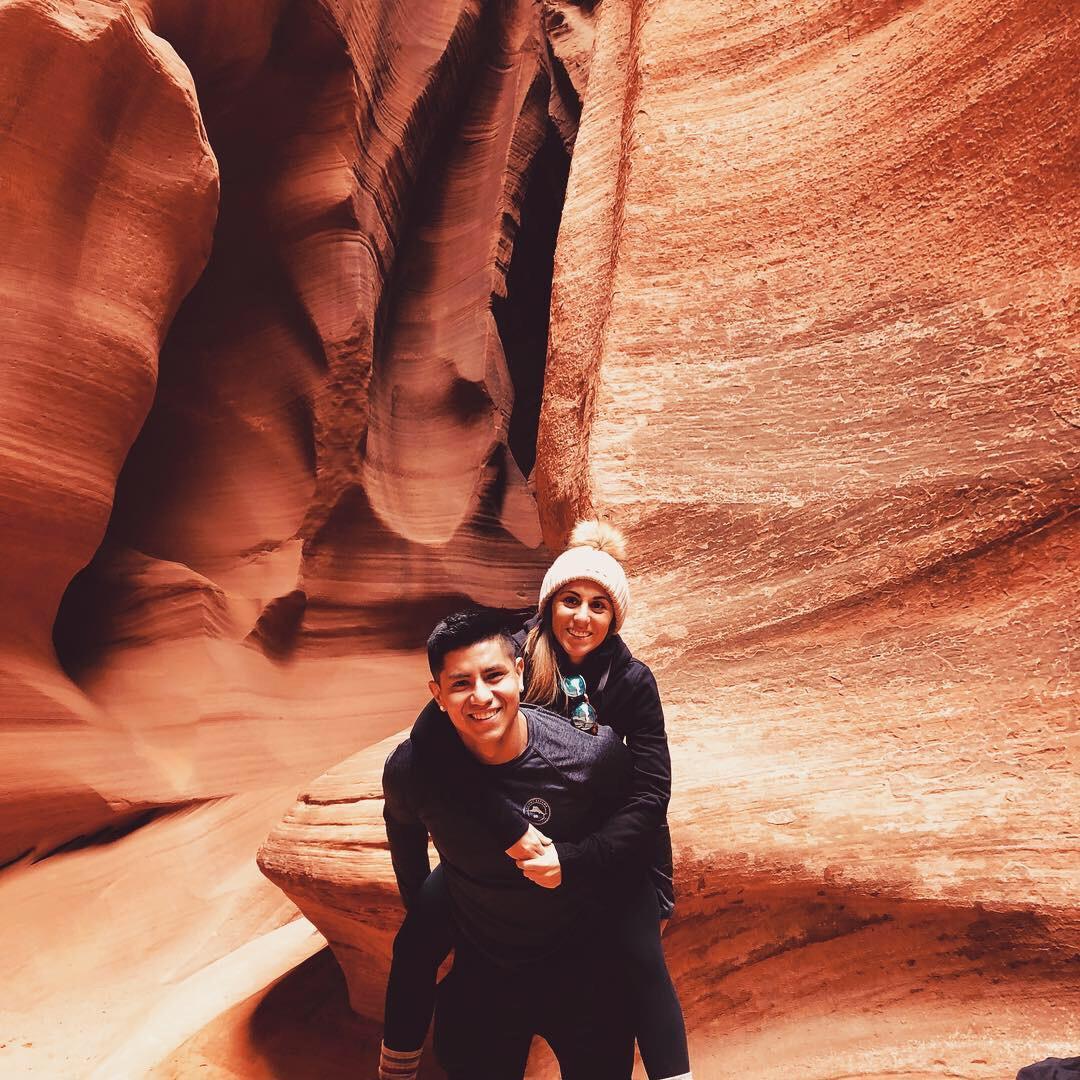First trip out west. Photo was taken at Antelope Canyon in Page, AZ.