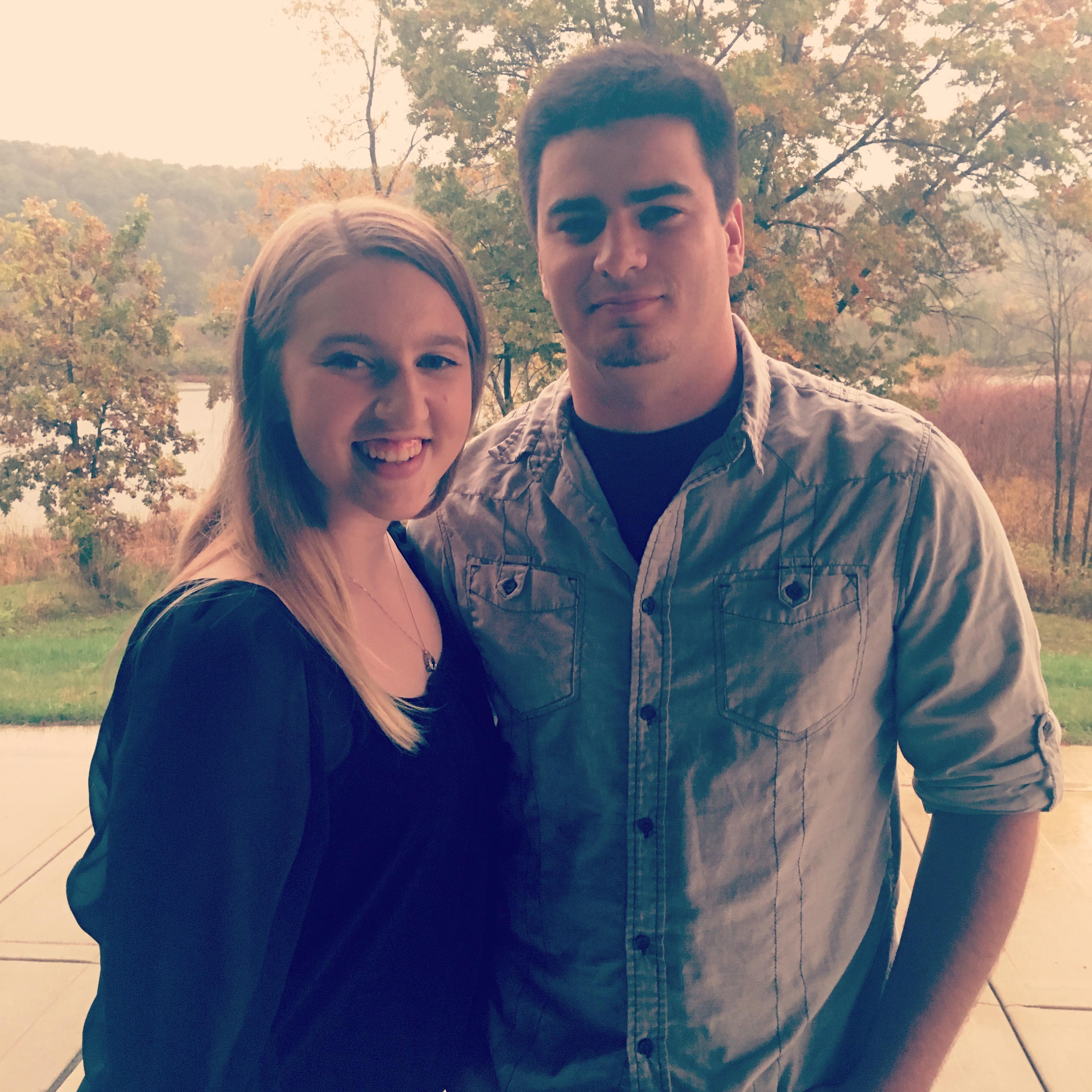 Attending a wedding for Troy's cousin in the Fall of 2017