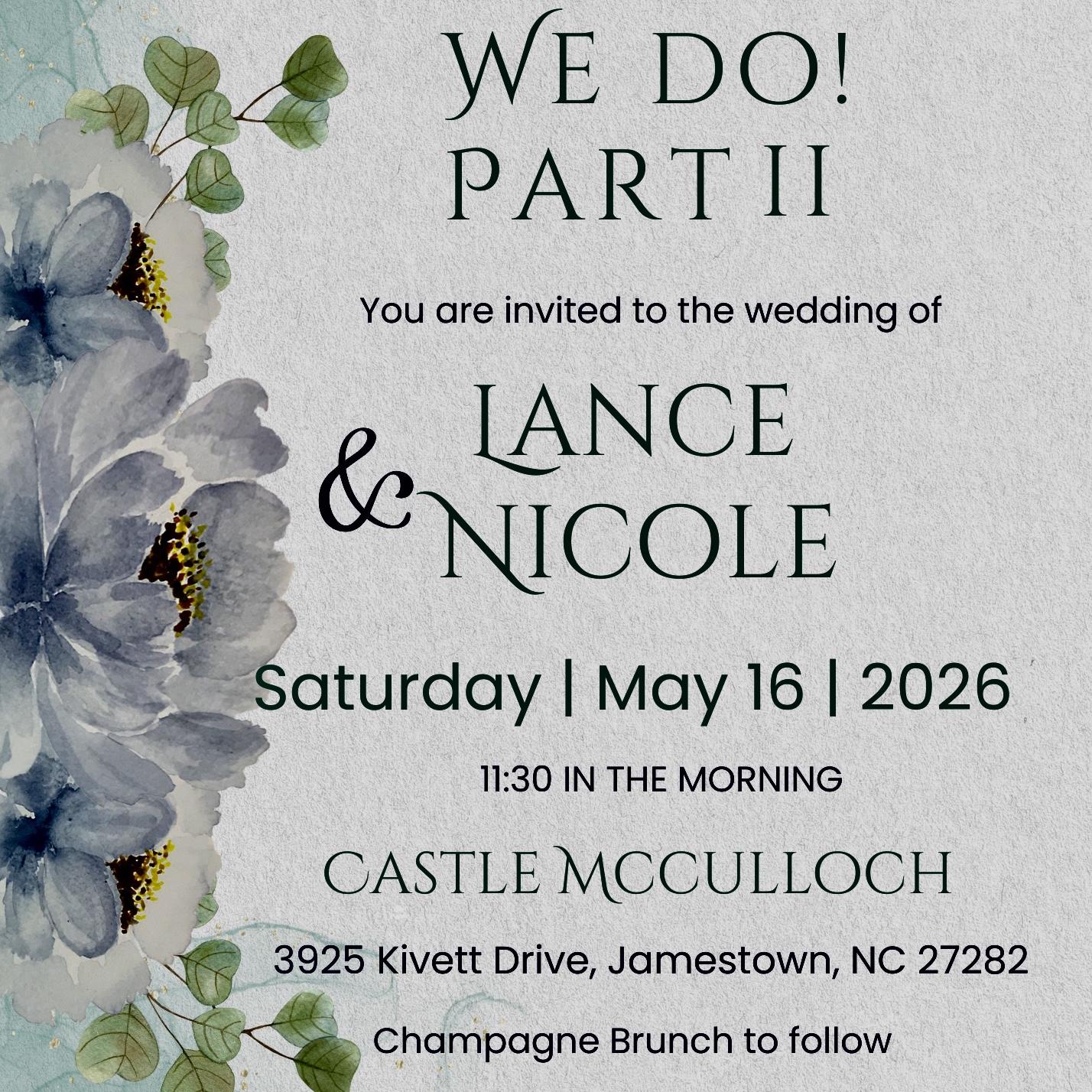 Here’s your invitation if you want to save as a keepsake. 🙃
