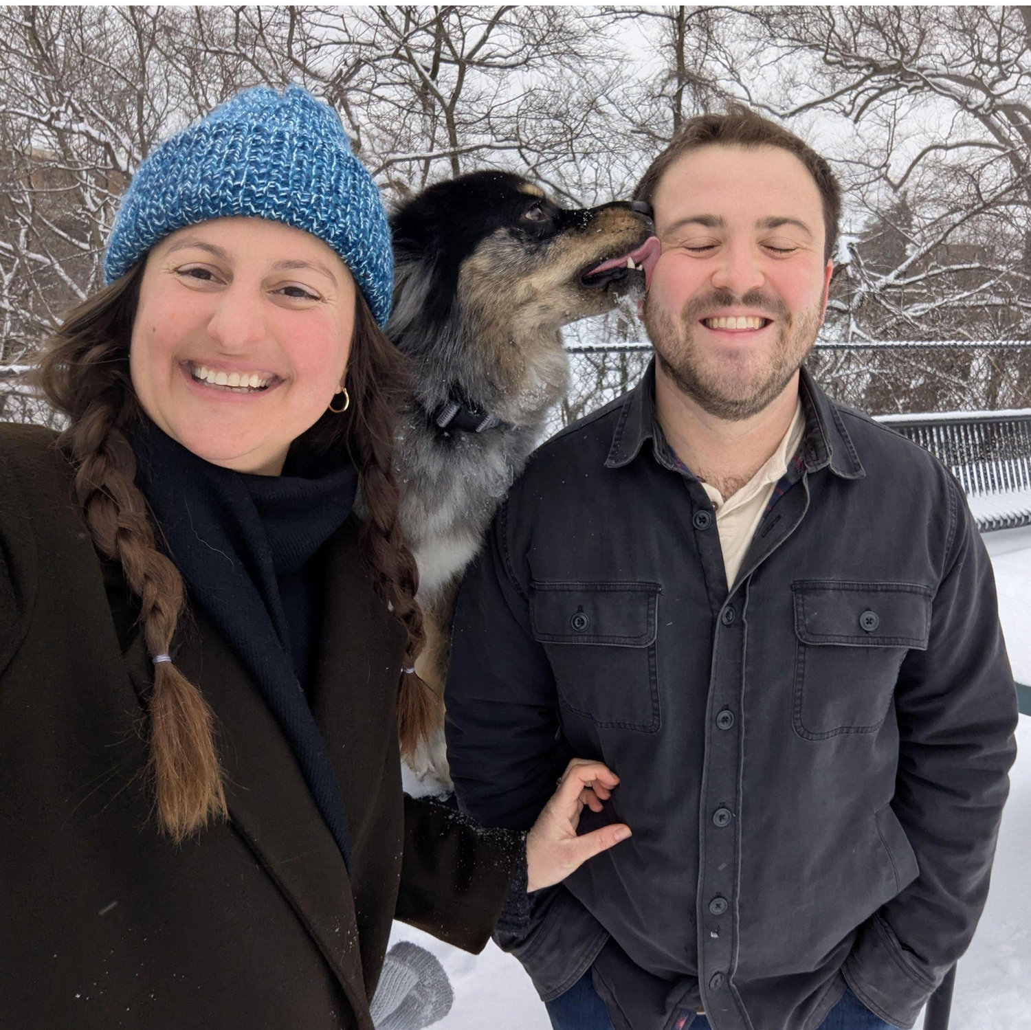 Trying to get a family picture with Bear - Washington, DC