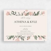 Beige Wedding Invitation - Oaklyn Landscape