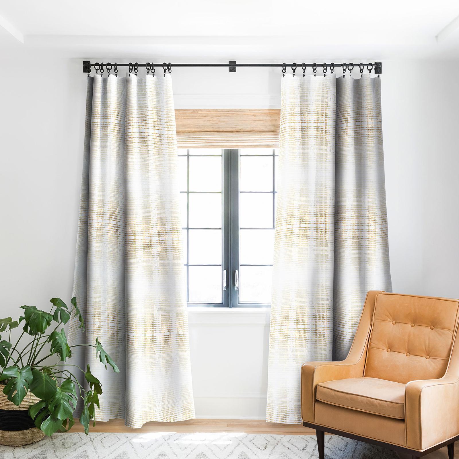 Deny Designs Deco Gold Blackout Curtain Zola